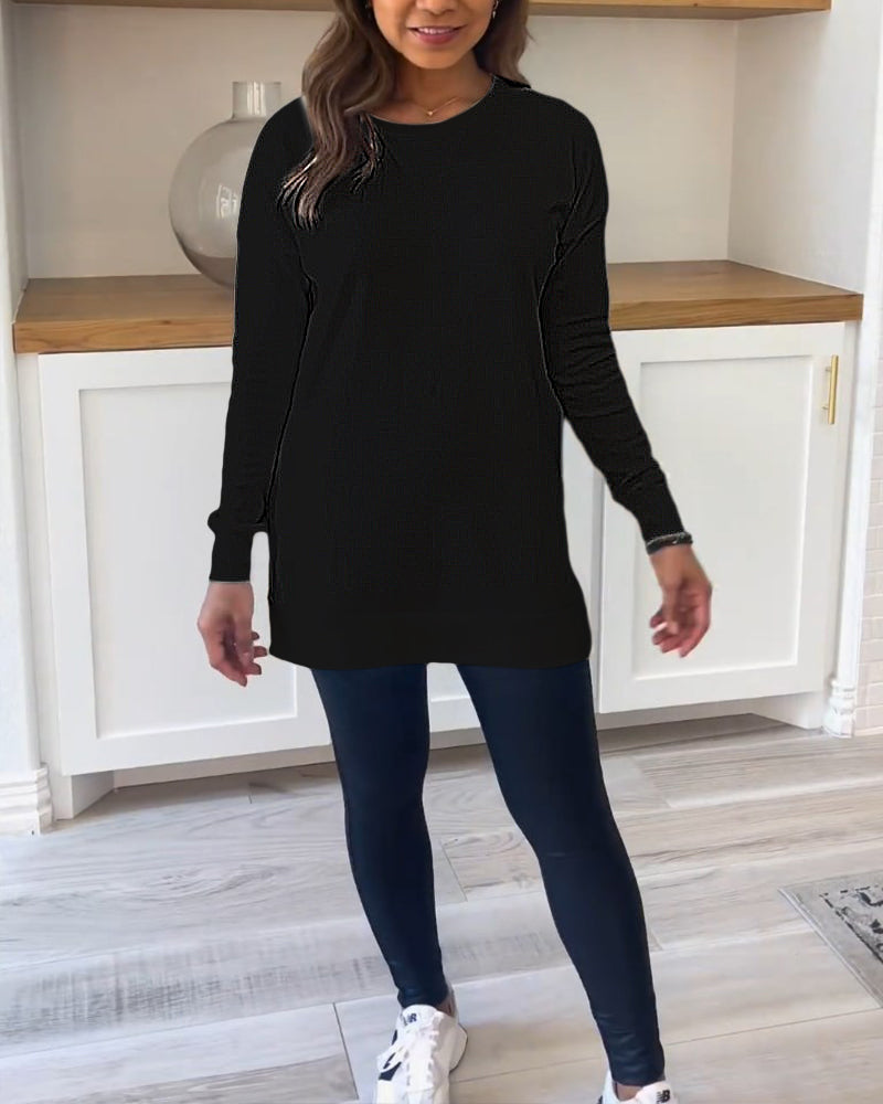 Skylar | Classic Long Sleeve Tunic Top