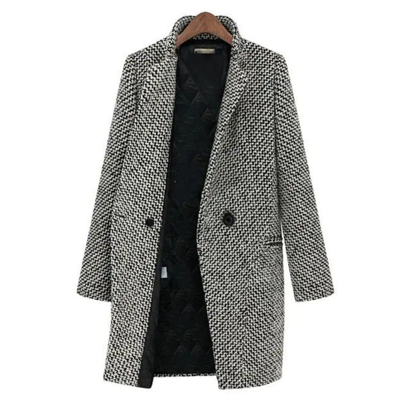 Evelyn | Long Wool Coat