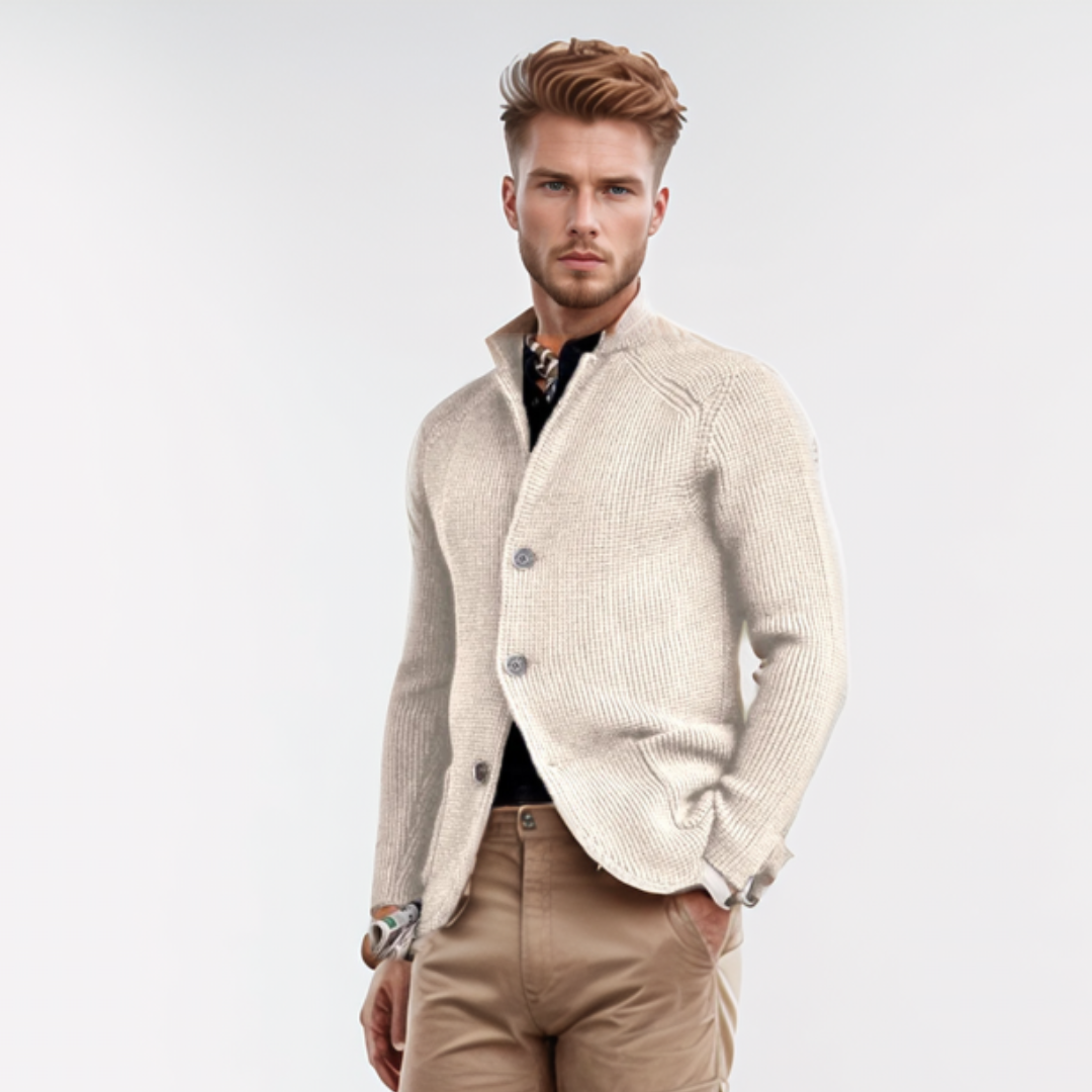 Aaron | Men's Retro Cardigan