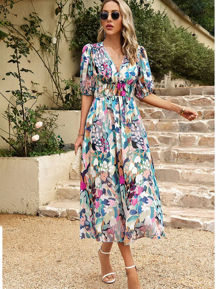 LILY | Chic Tummy Covering Maxi Summer Dress