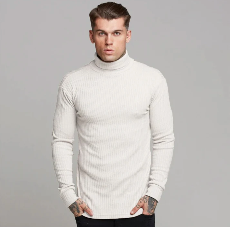 Bruce | Knitted Turtleneck Sweater