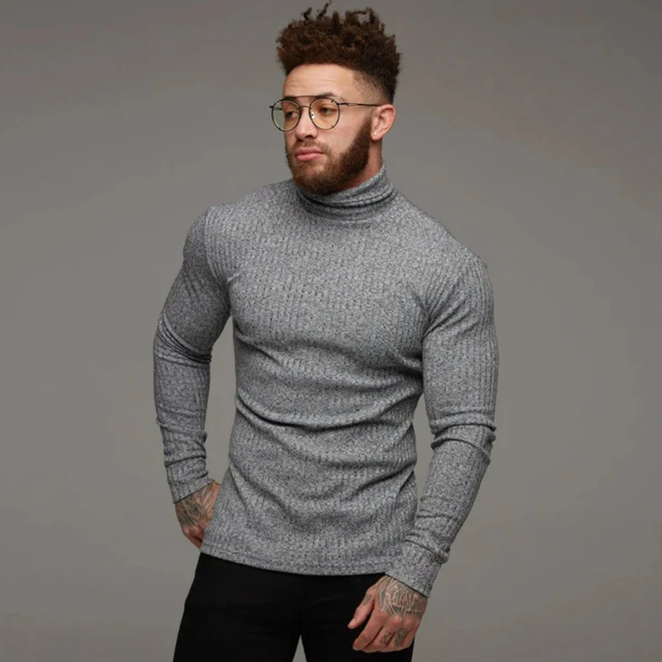 Bruce | Knitted Turtleneck Sweater